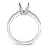 Diamond Semi-mount Engagement Rings