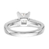 Diamond Semi-mount Engagement Rings