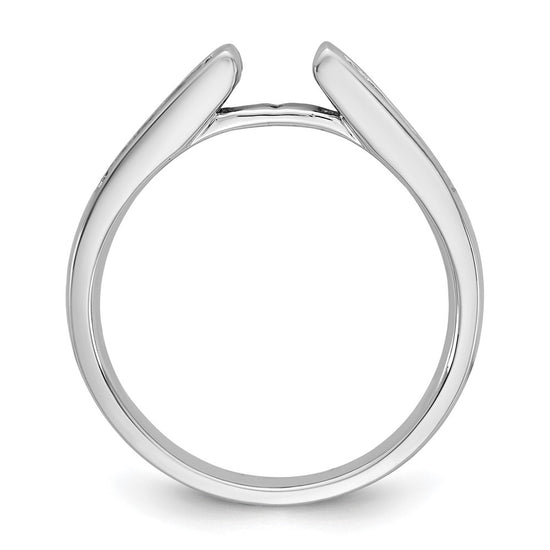 Peg Set Diamond Semi-mount Engagement Rings