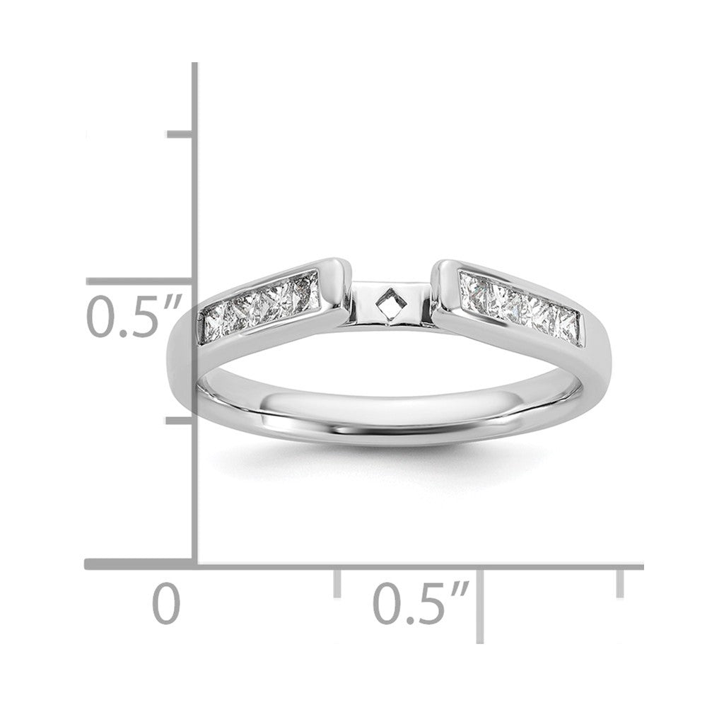Peg Set Diamond Semi-mount Engagement Rings