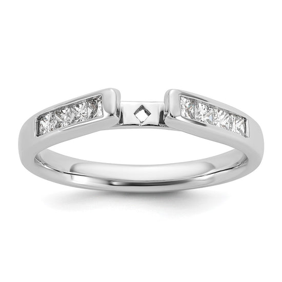 Peg Set Diamond Semi-mount Engagement Rings