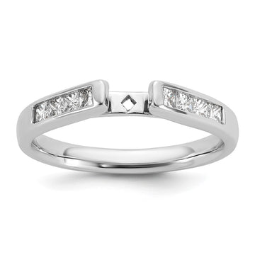 Peg Set Diamond Semi-mount Engagement Rings