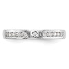 14k White Gold 1/5 carat Lab Grown Diamond VS/SI+ G+ Semi-Mount Pet Set Engagement Ring