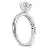 Peg Set Diamond Semi-mount Engagement Rings