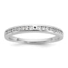 Peg Set Diamond Semi-mount Engagement Rings