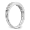 14k White Gold 1/3 carat Channel-set Diamond Complete Wedding Band