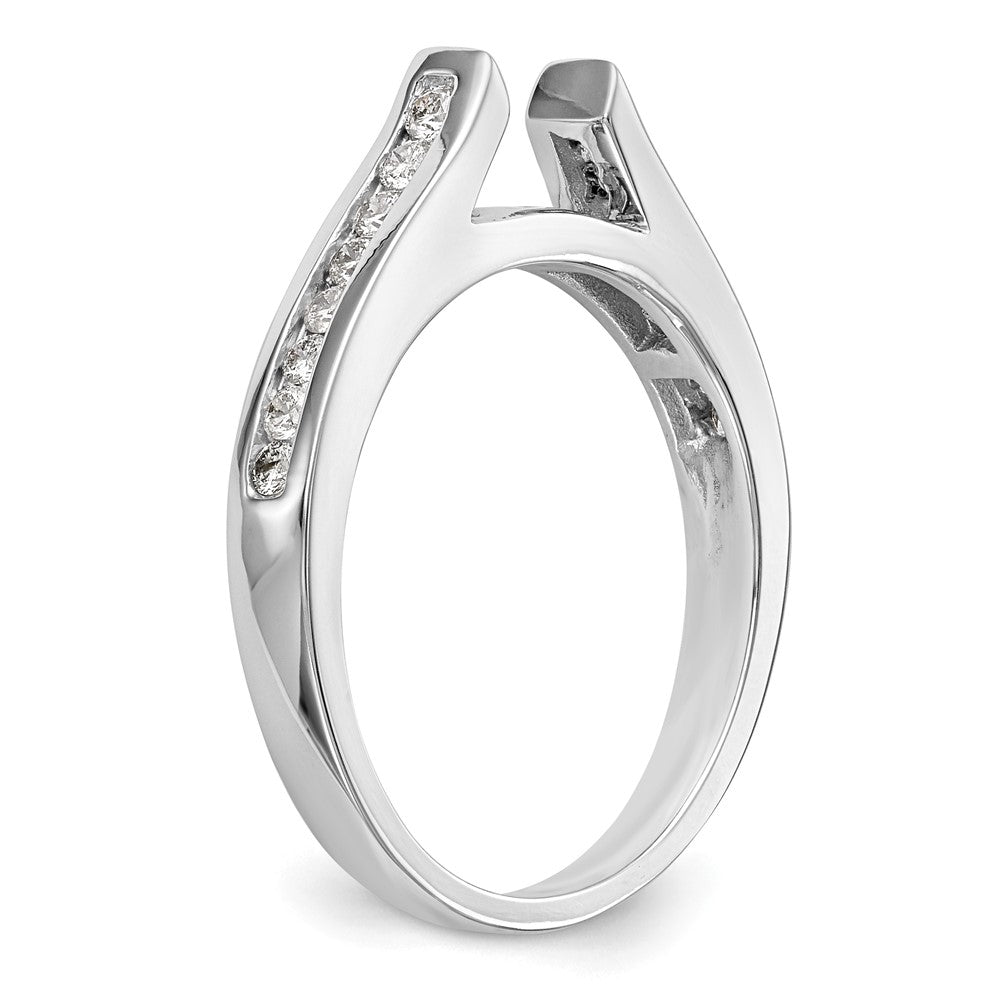 Peg Set Diamond Semi-mount Engagement Rings