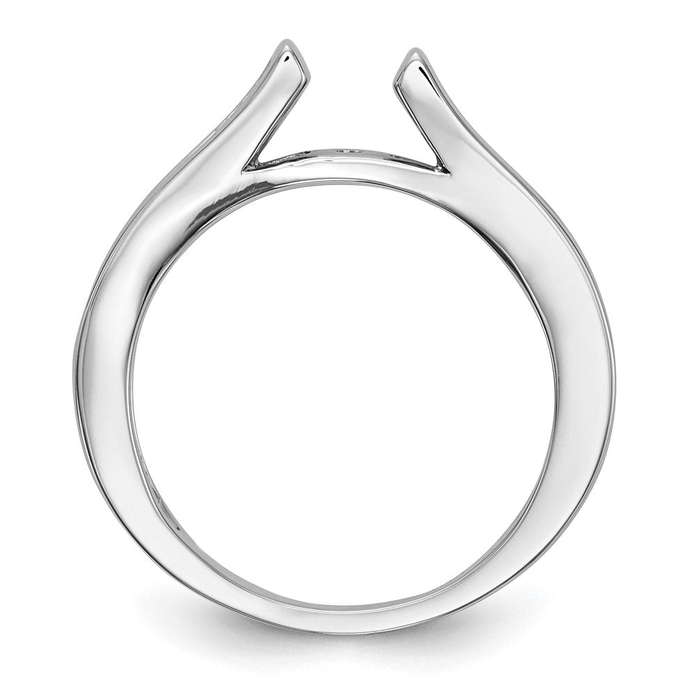 Peg Set Diamond Semi-mount Engagement Rings