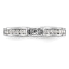 Peg Set Diamond Semi-mount Engagement Rings