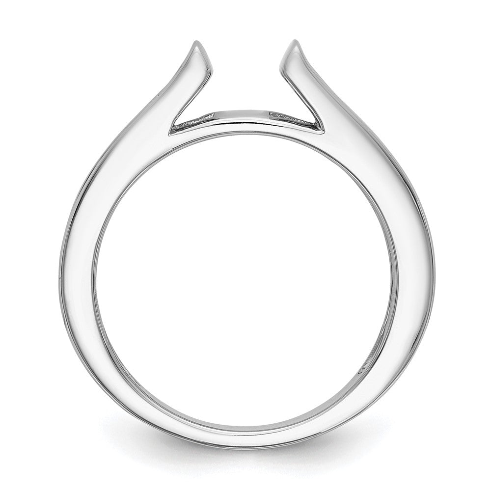 Peg Set Diamond Semi-mount Engagement Rings