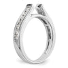 Peg Set Diamond Semi-mount Engagement Rings