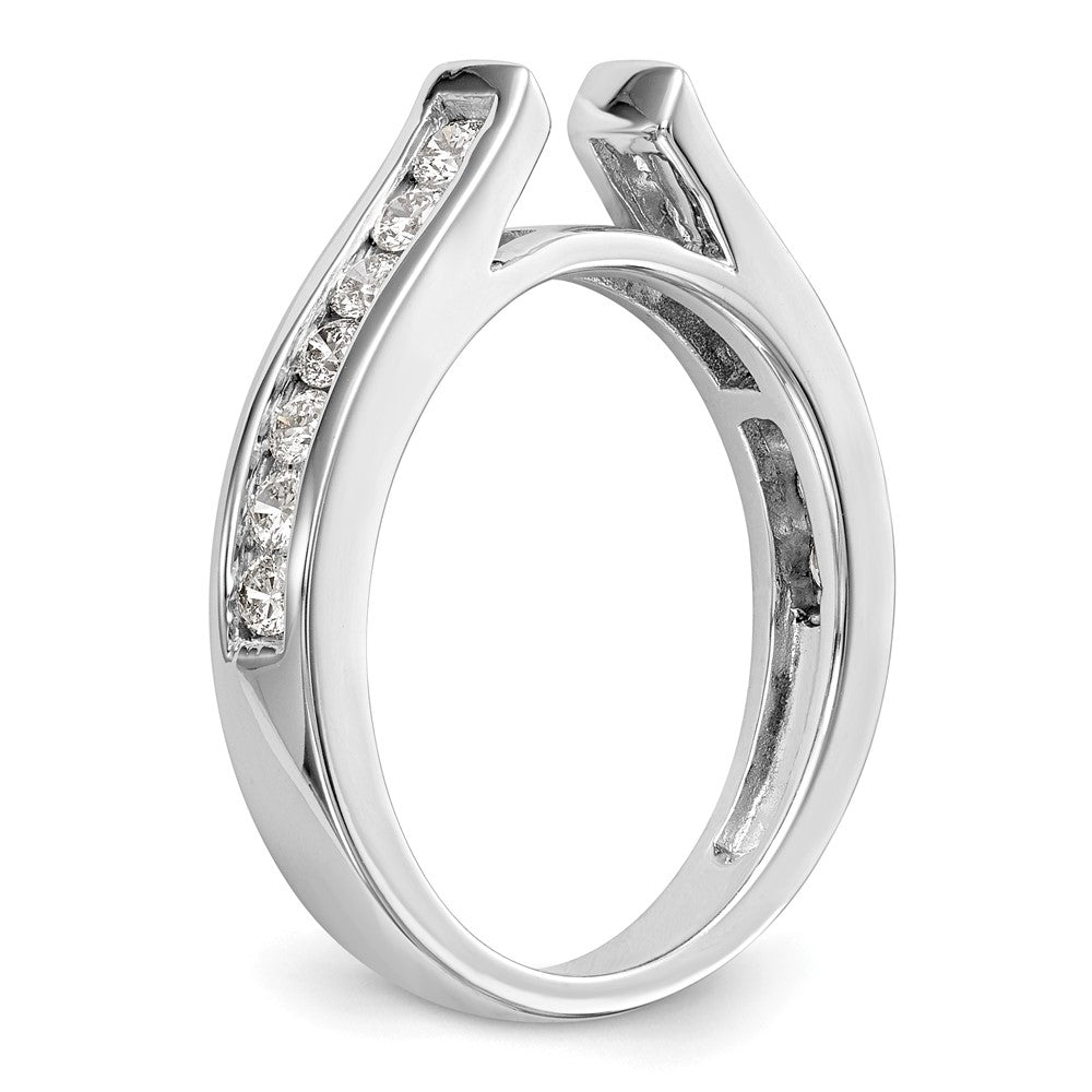 Peg Set Diamond Semi-mount Engagement Rings