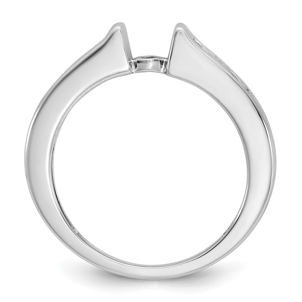 Peg Set Diamond Semi-mount Engagement Rings