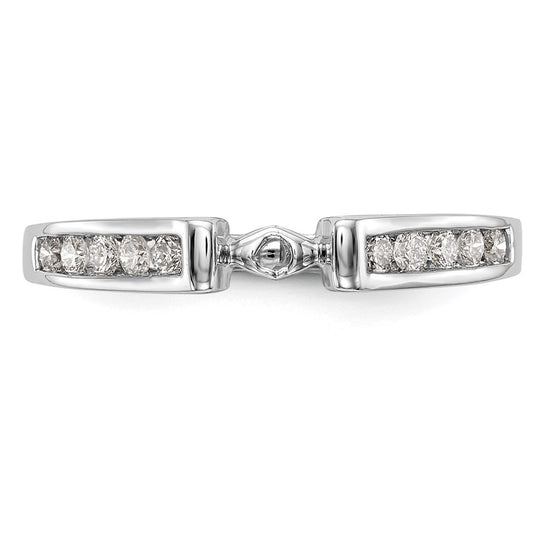Peg Set Diamond Semi-mount Engagement Rings