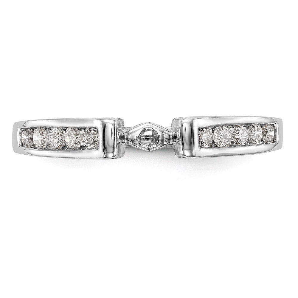 Peg Set Diamond Semi-mount Engagement Rings