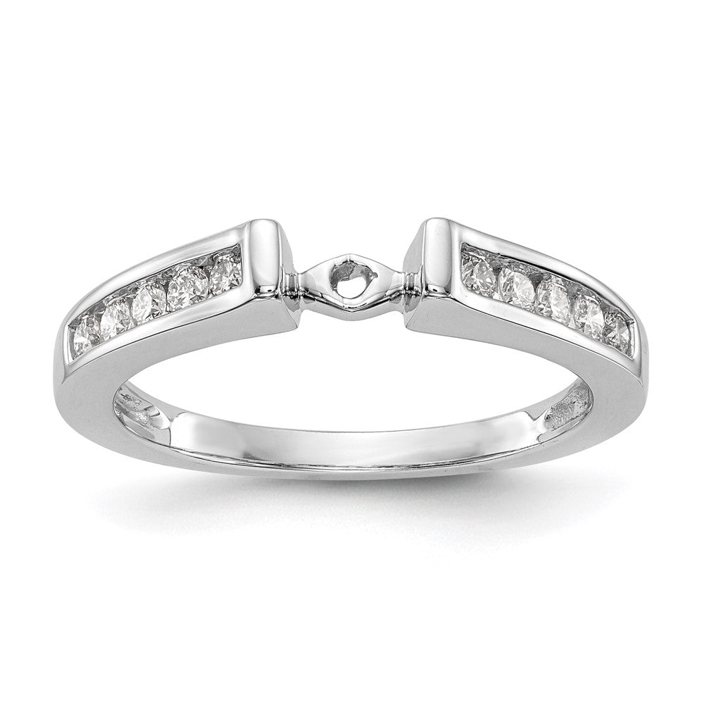 Peg Set Diamond Semi-mount Engagement Rings