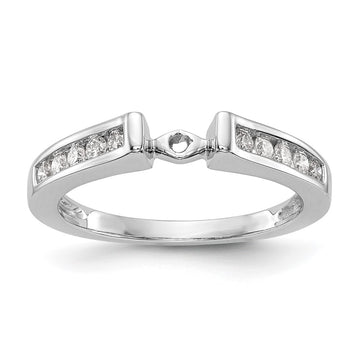 Peg Set Diamond Semi-mount Engagement Rings