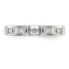 Peg Set Diamond Semi-mount Engagement Rings