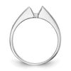 Peg Set Diamond Semi-mount Engagement Rings