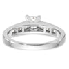 Peg Set Diamond Semi-mount Engagement Rings