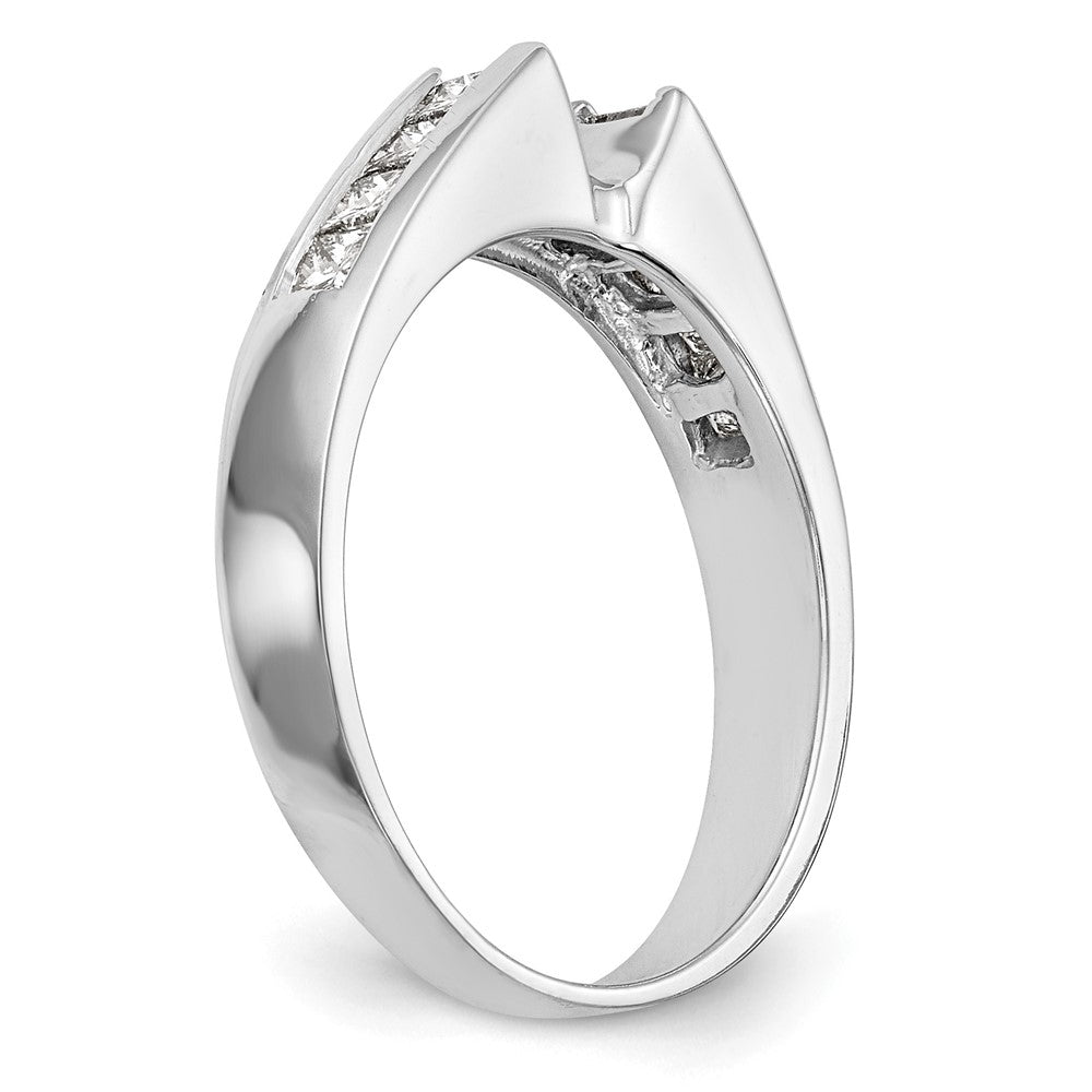 Peg Set Diamond Semi-mount Engagement Rings