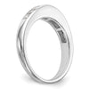 14k White Gold 3/4 carat Channel-set Princess Diamond Complete Wedding Band
