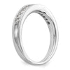 14k White Gold 1/2 carat Channel-set Princess Diamond Complete Wedding Band