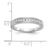 14k White Gold 1/2 carat Channel-set Princess Diamond Complete Wedding Band