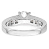 Diamond Semi-mount Engagement Rings