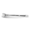 Peg Set Diamond Semi-mount Engagement Rings