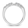 Peg Set Diamond Semi-mount Engagement Rings