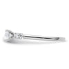 Peg Set Diamond Semi-mount Engagement Rings