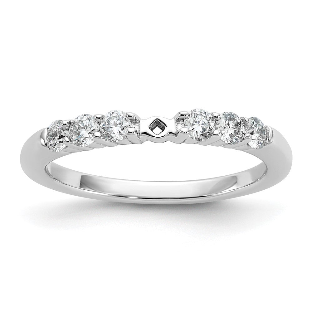 Peg Set Diamond Semi-mount Engagement Rings