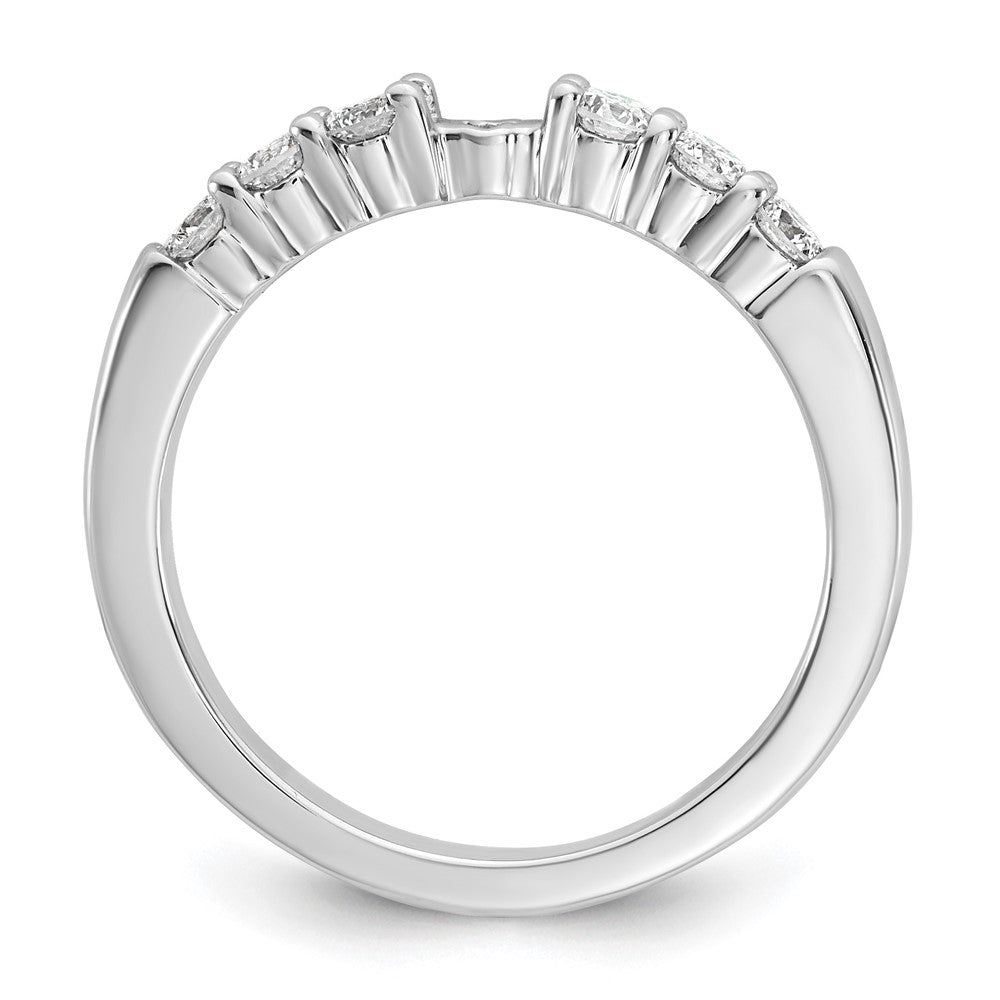 Peg Set Diamond Semi-mount Engagement Rings