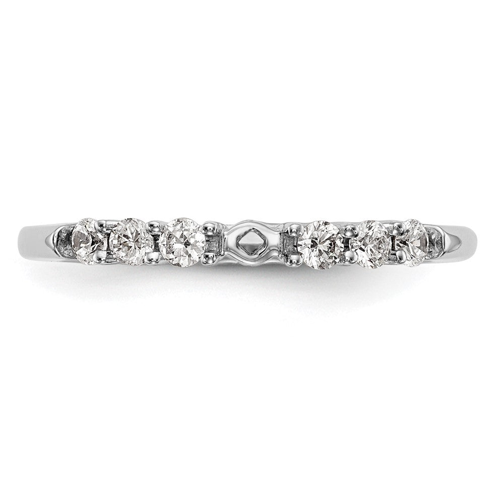 Peg Set Diamond Semi-mount Engagement Rings