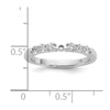 Peg Set Diamond Semi-mount Engagement Rings