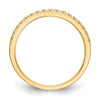 10K Diamond Wedding Band