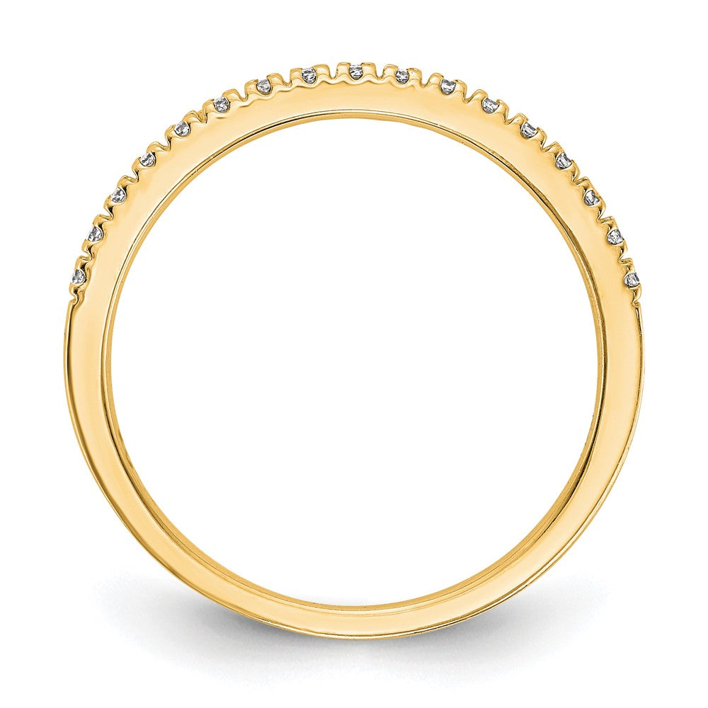 10K Diamond Wedding Band