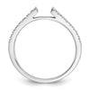 Peg Set Diamond Semi-mount Engagement Rings
