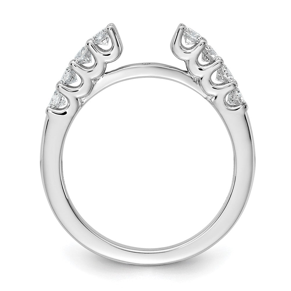 Peg Set Diamond Semi-mount Engagement Rings