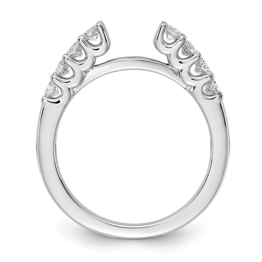 Peg Set Diamond Semi-mount Engagement Rings