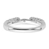 Peg Set Diamond Semi-mount Engagement Rings