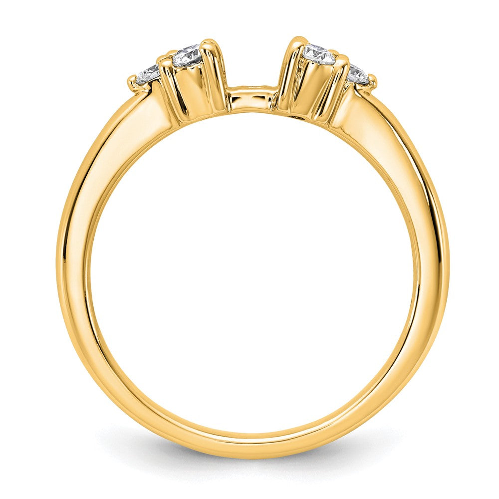 Peg Set Diamond Semi-mount Engagement Rings