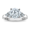 14kw Certified 2.66ct Round Lab Grown VS/SI FGH Dia Complete Engagement Rin