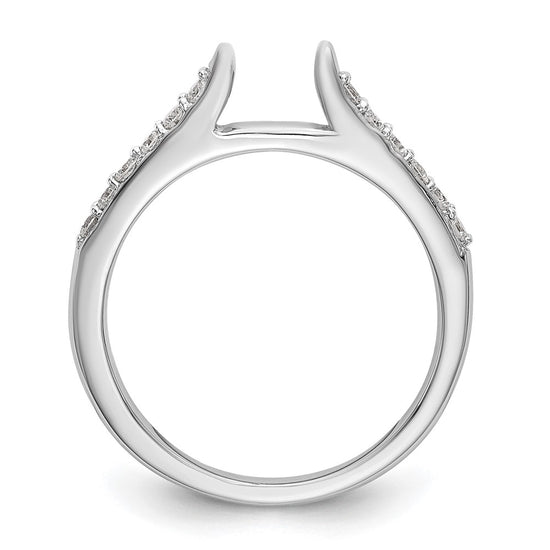 Peg Set Diamond Semi-mount Engagement Rings