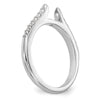 Peg Set Diamond Semi-mount Engagement Rings