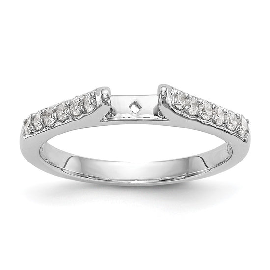 Peg Set Diamond Semi-mount Engagement Rings