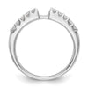 Peg Set Diamond Semi-mount Engagement Rings