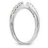 Peg Set Diamond Semi-mount Engagement Rings