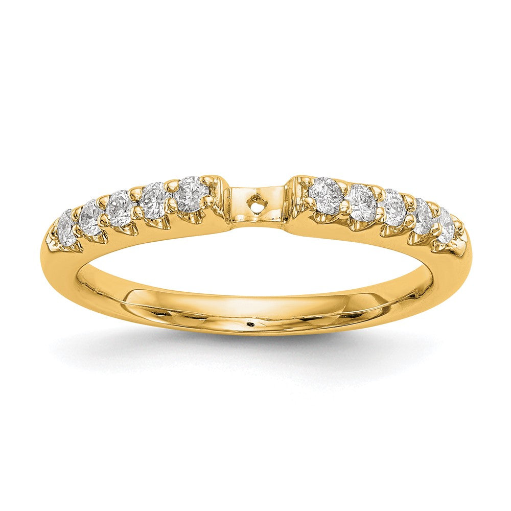 Peg Set Diamond Semi-mount Engagement Rings